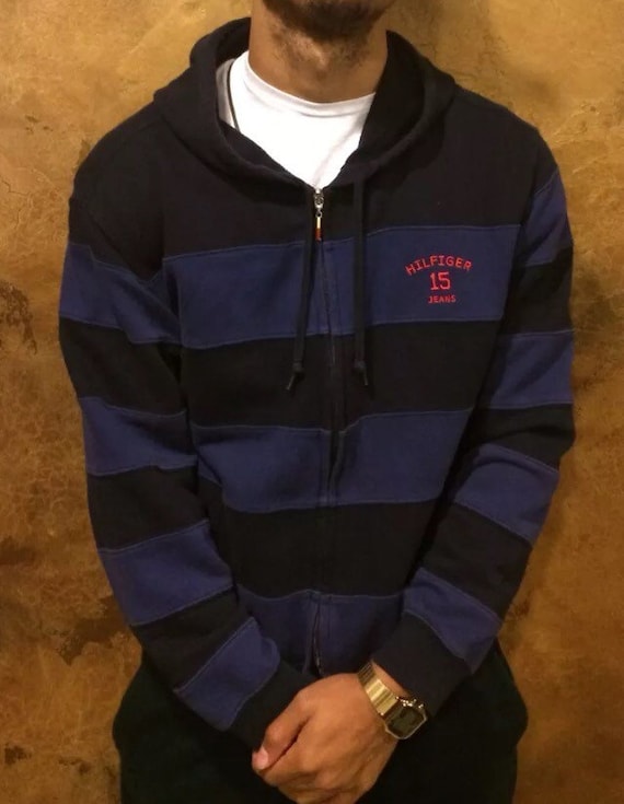 tommy hilfiger zip up sweater