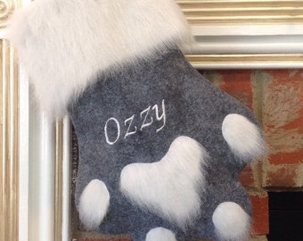 dog christmas stocking, christmas stocking for dog, cat stocking, personalized dog christmas stocking, dog stocking, pet gift
