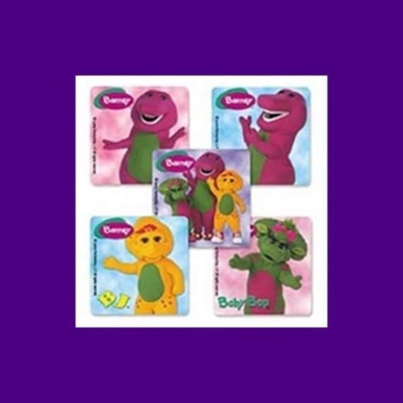 Barney and Friends Sticker Set New by JandJShop2008 on Etsy