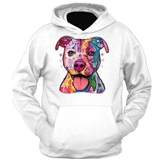 Pitbull Puppy Hoodie by SupplyPressCo on Etsy