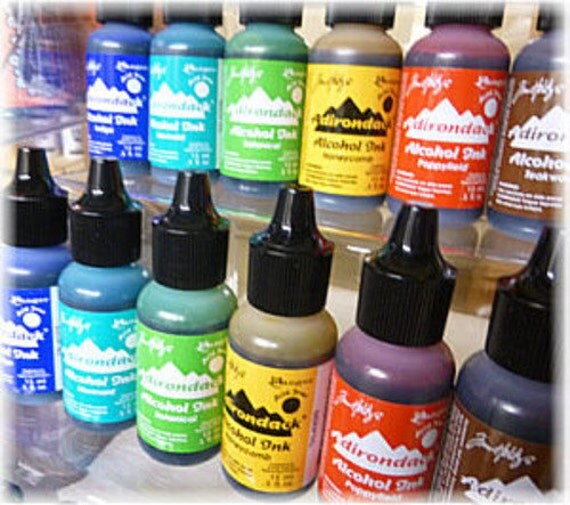 Tim Holtz Alcohol Ink Earth tones newest 6 colors by shmizz