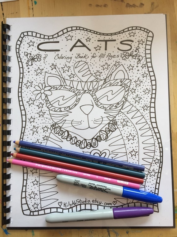 Best Adult Coloring Books For Cat Lovers - 