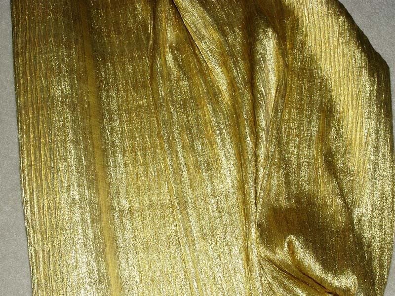 gold lame fabric for sale