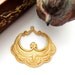 BRASS 2 Oak Leaf Focal Brass Stampings - Jewelry Ornament Findings (D-10) #