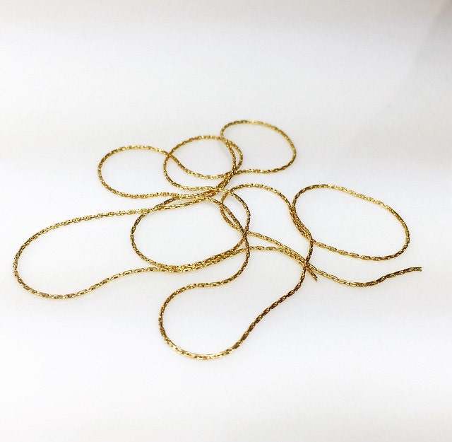 0.6mm 14k Gold Filled Stringing and Beading Chain without