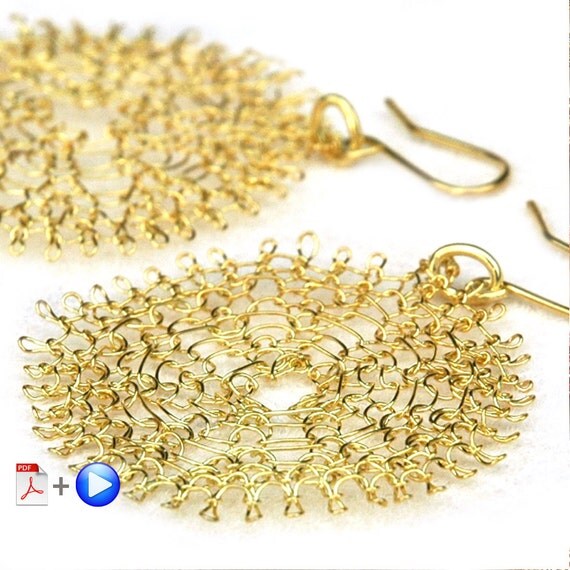 pattern crochet metal jewelry Crochet pattern Jewelry Pattern and of ONLINE Wire VIDEO YoolaFlower,