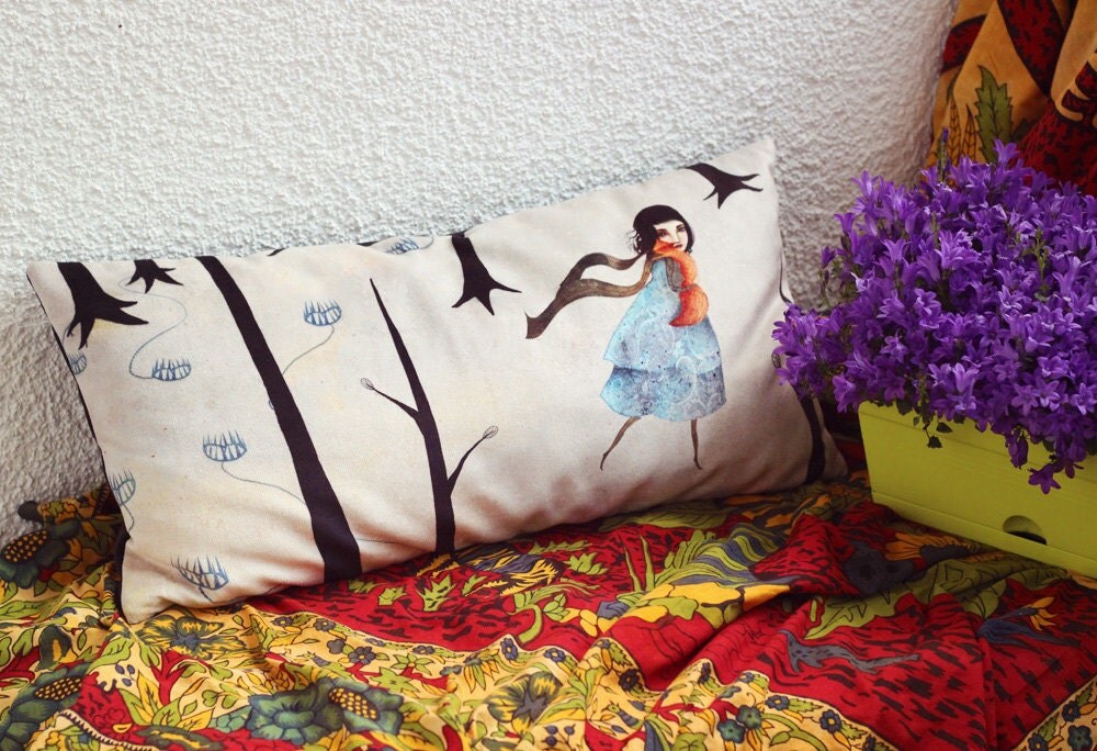 Fox Savior Pillow luxury velvet fox cushion vegan dec