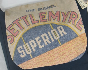 Settlemyre Seed Sack Messenger Handbag