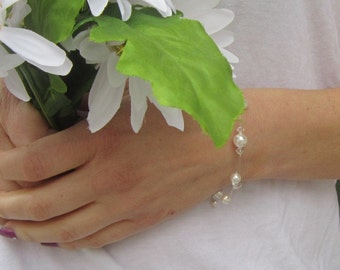 Illusion Bracelet, Floating Jewelry, Invisible Jewelry, Bridal Bracelet, Gift for Bridesmaids, Bridesmaids Jewelry, Illusion Jewelry