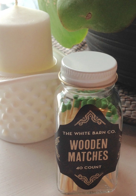 Decorative matches bottle jar of matches safety match