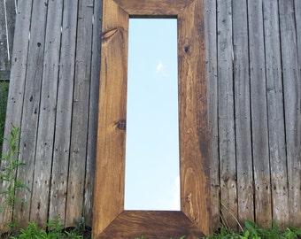 Decorative Wall Mirror - Home Decor - Rustic Mirrors - Country By The Bumpkins - Thick Frame