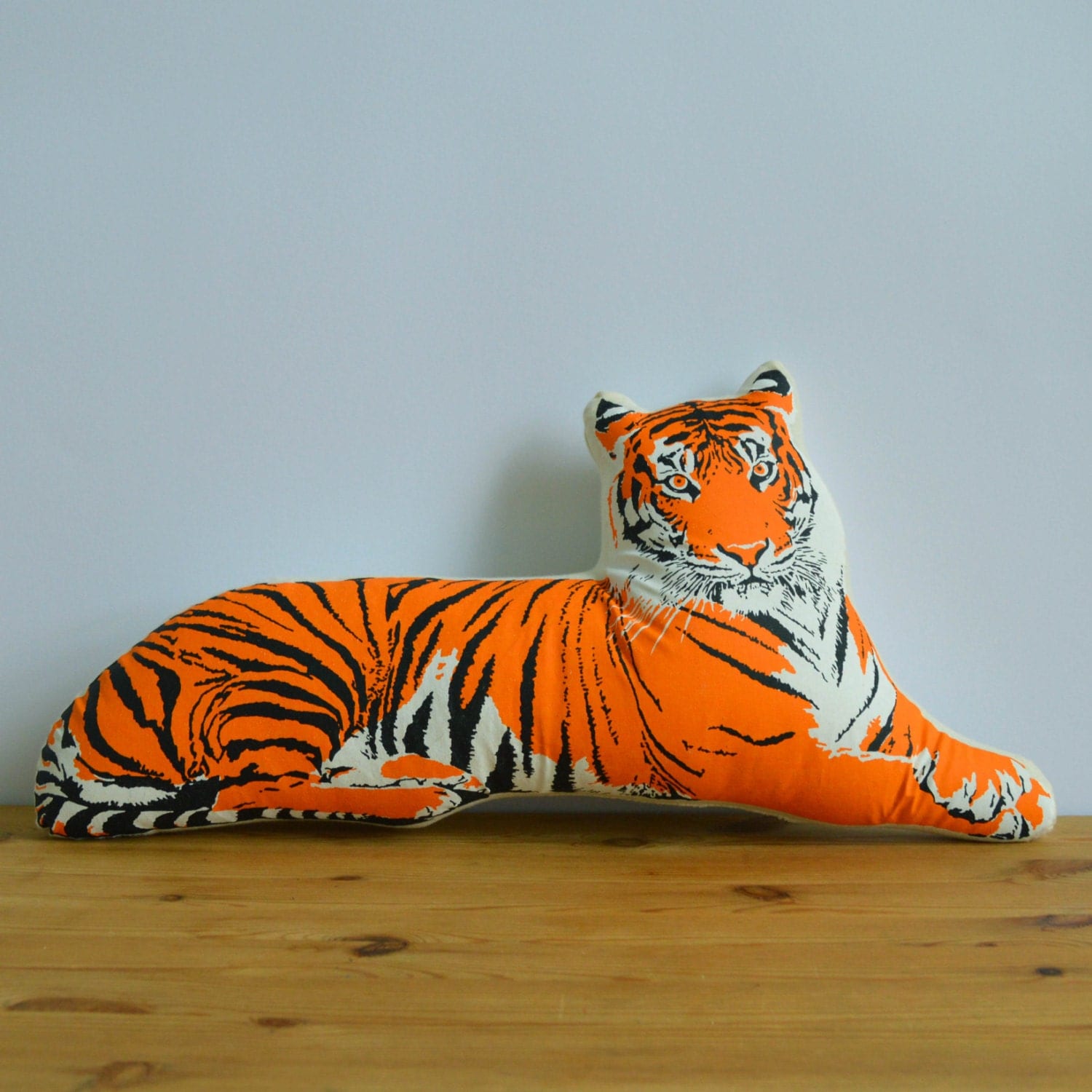 Silkscreen Tiger Pillow