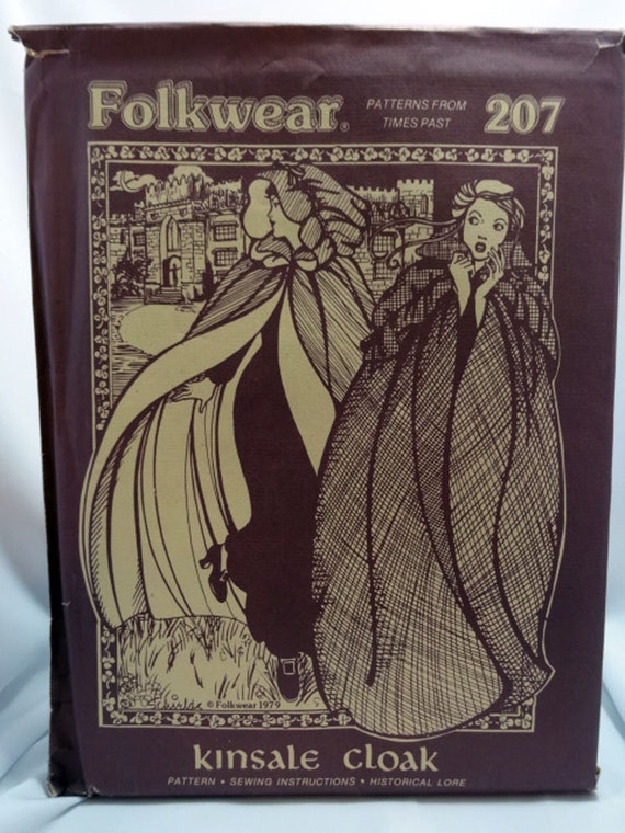 Folkwear 207 Kinsale Cloak Sewing Pattern Uncut