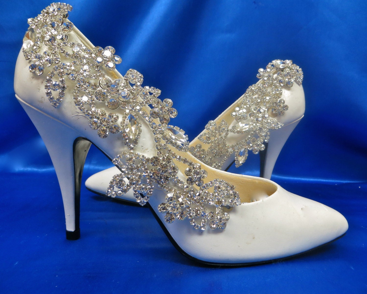 Rhinestone Shoe Clips Crystal Shoe Clips Bridal Shoe Clips 1588