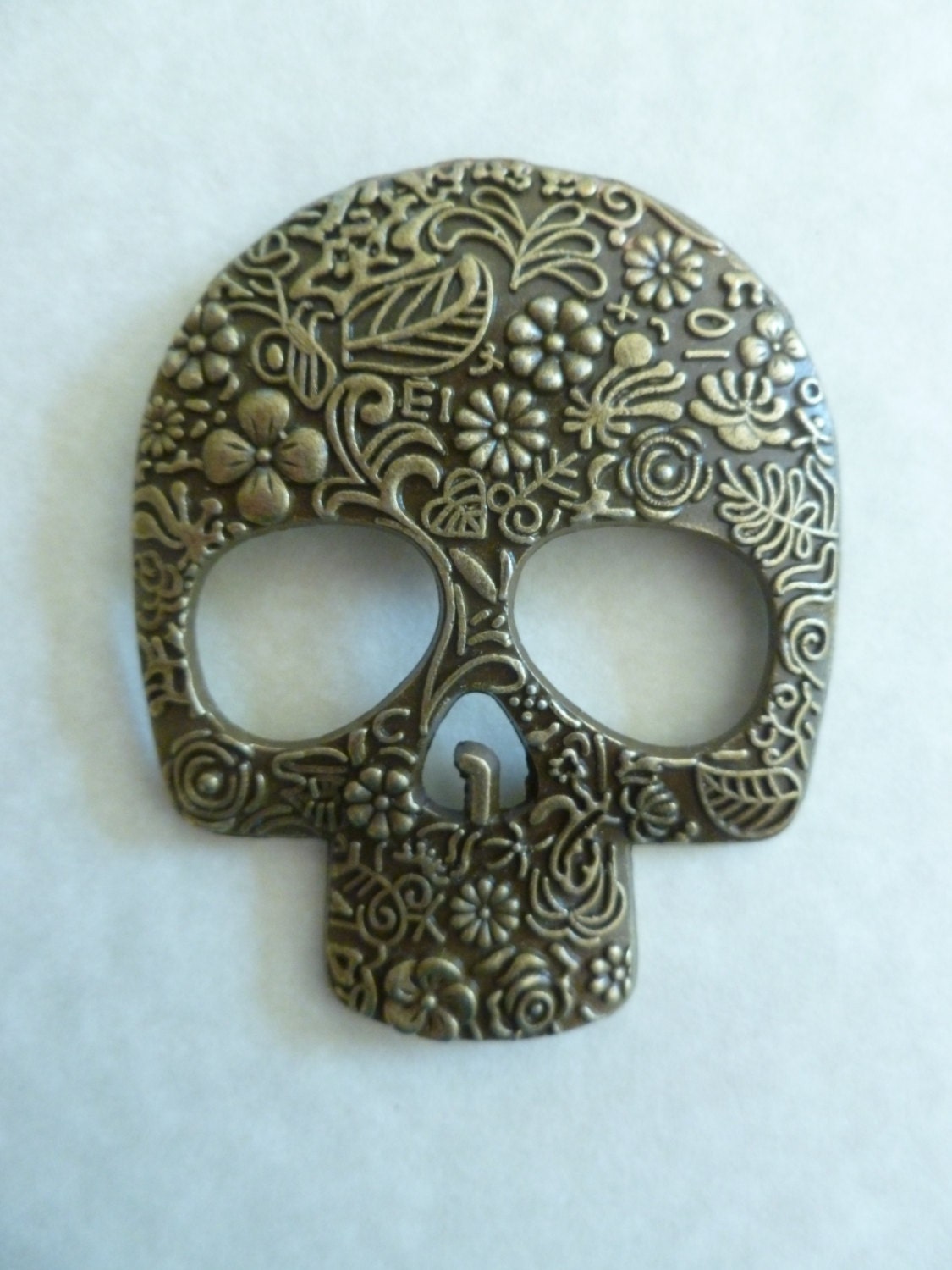 Large Metal Skull