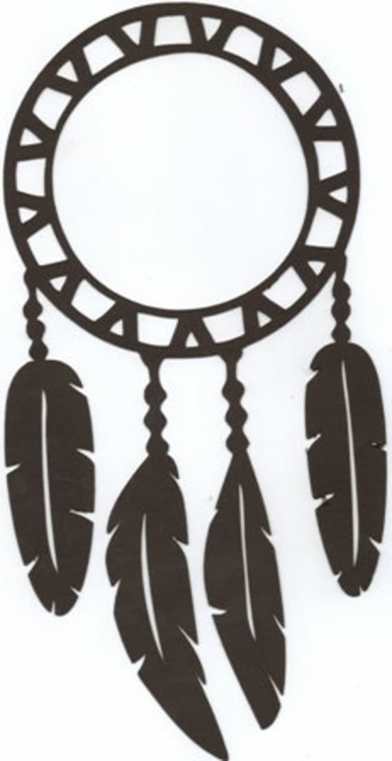 Download Items similar to Dream catcher silhouette on Etsy