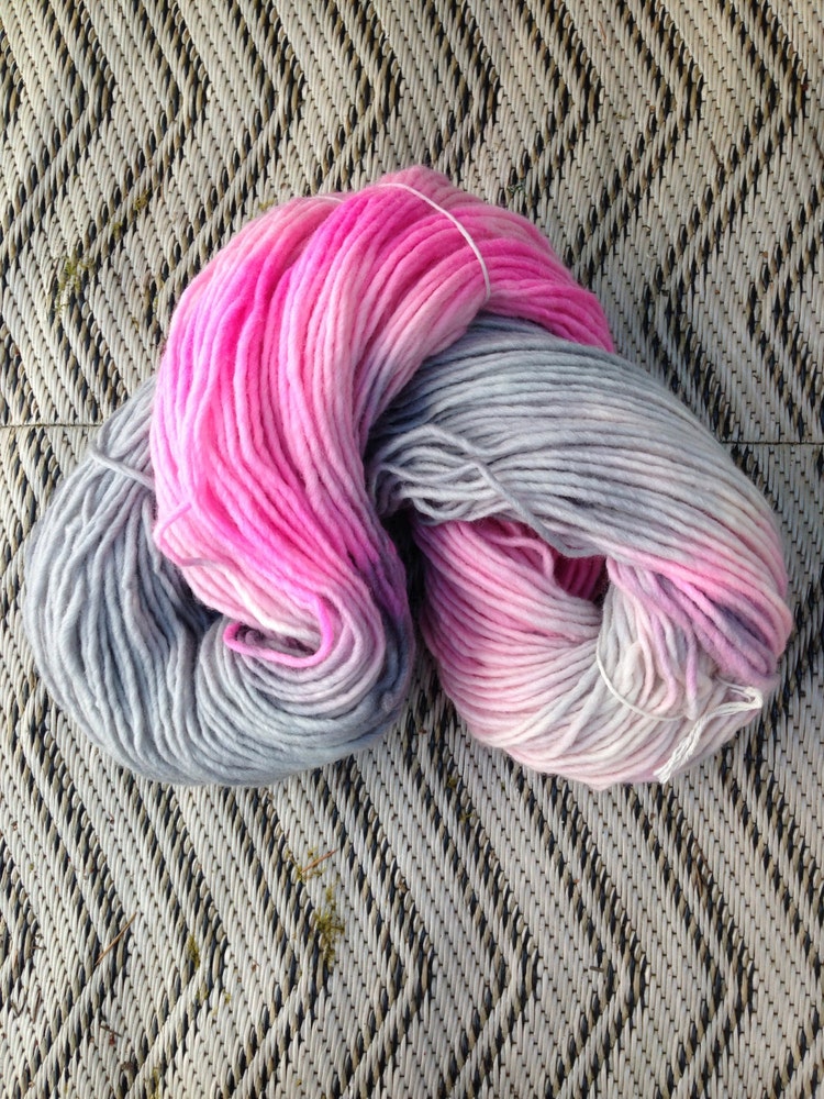 Hand Dyed Argentinian Merino Single Ply Bulky Yarn by WoolnLove