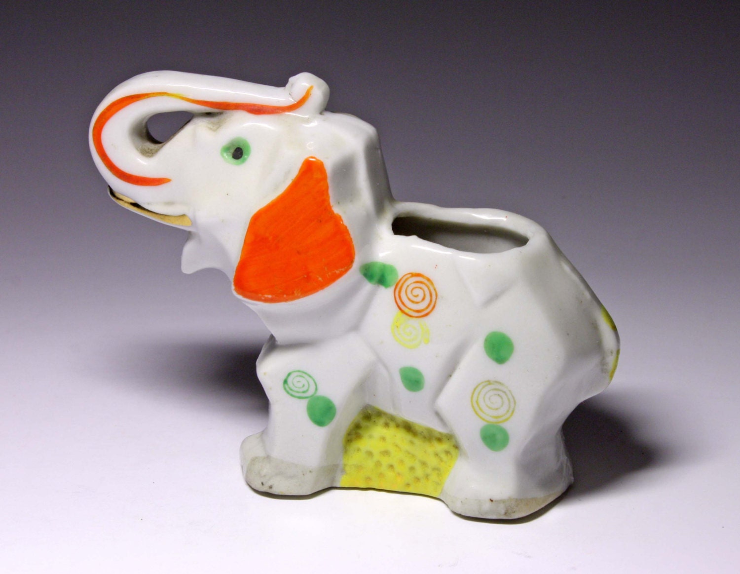 Vintage Elephant Planter circa 1930's