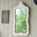 Charming Shabby White Antique Cottage Dresser Mirror