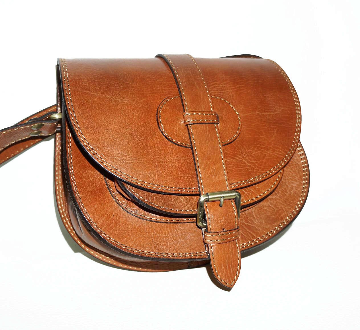 Goldmann S // Leather Saddle Bag // Cross body bag by ChicLeather