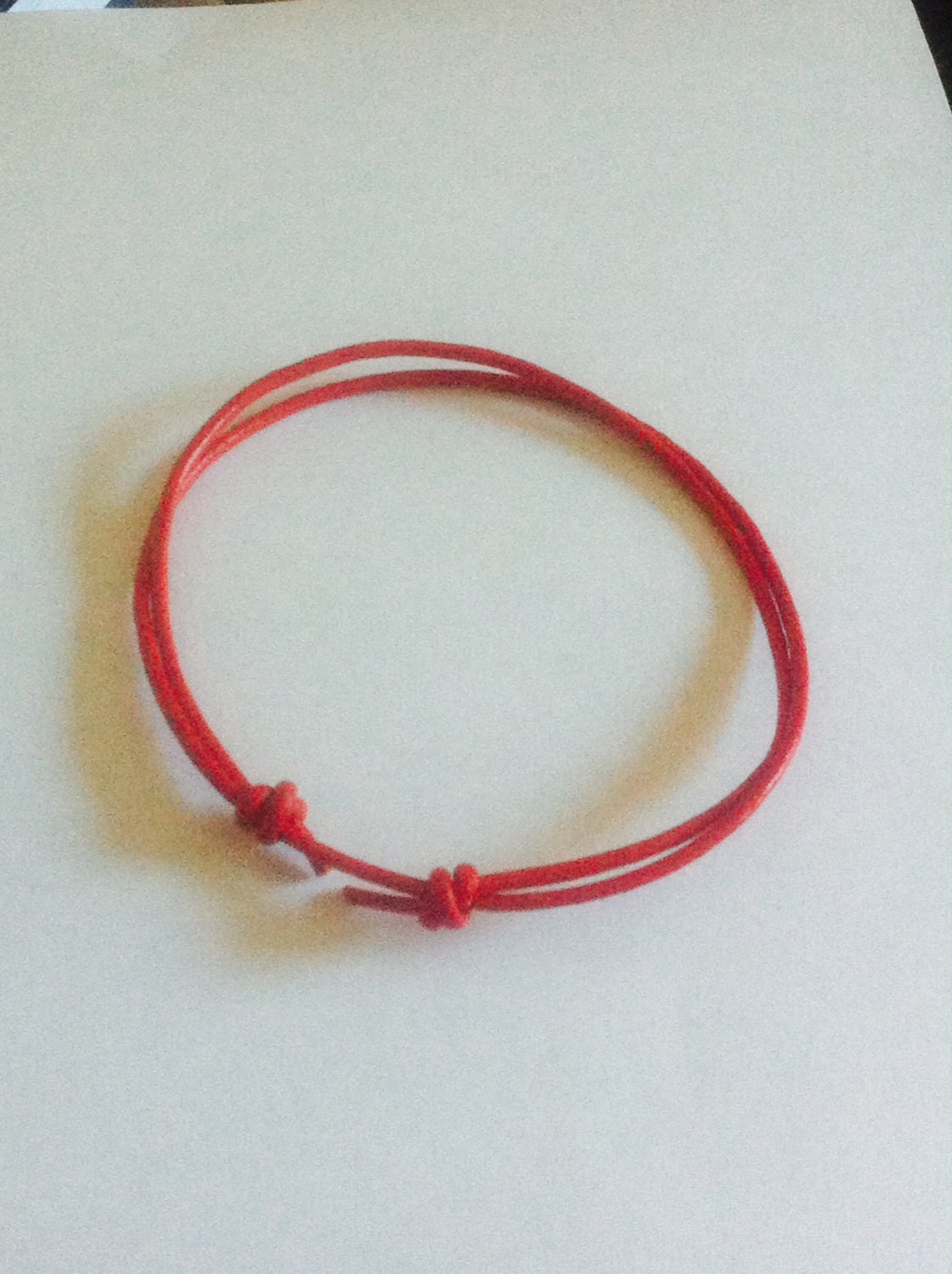 Red string bracelet Red kabbalah bracelet by forgetmenotwishes