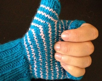 Hand Knit Fingerless Gloves