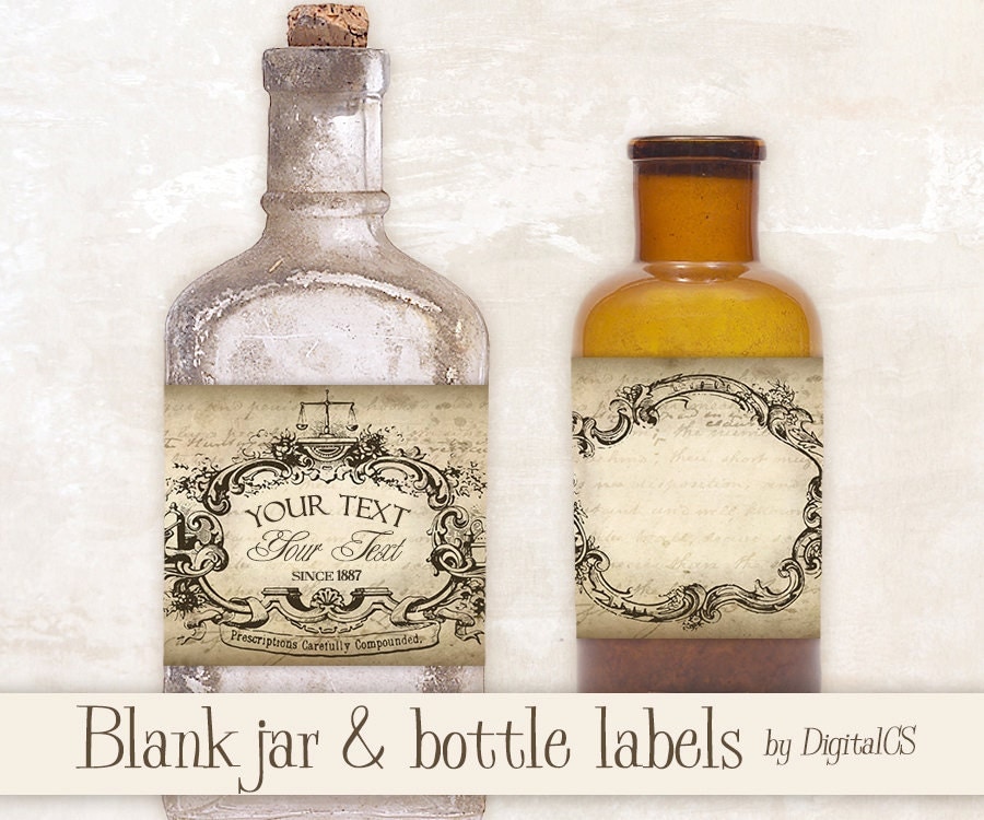 printable jar labels apothecary labels for jars vintage labels