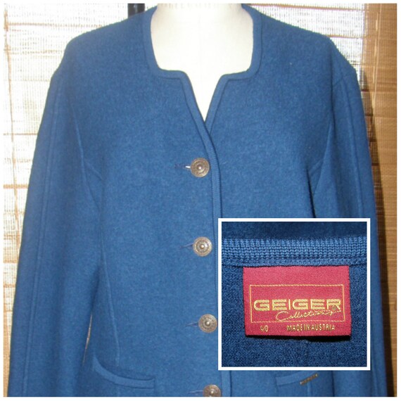 Vintage GEIGER Collection Made in Austria BOILED WOOL