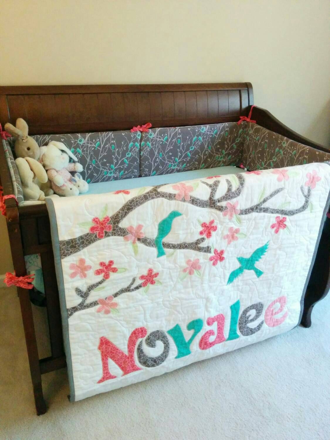 Personazlied Baby Quilt Crib Bedding Quilt Toddler Bedding