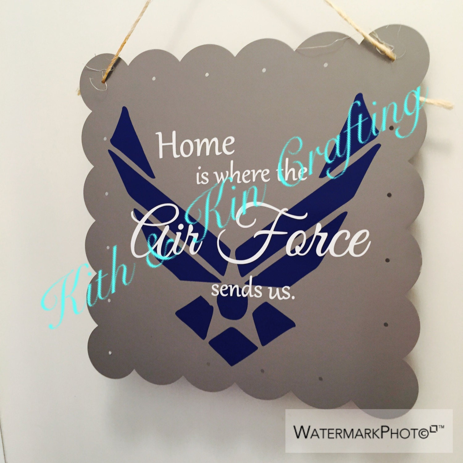 Home is where the Air Force sends us. by PixiesWay on Etsy