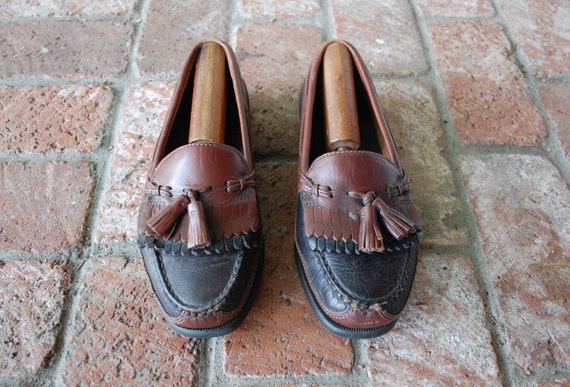 VTG Mens SZ 8 Johnston and Murphy Passport Slip on Loafer Leather ...