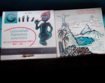CURIOSIDADES BRASILEIRAS match book, COPACABANA, Rio, Brazilian, collectibles