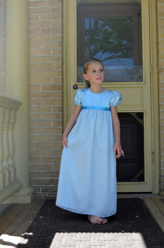 Wendy Darling Costume Girls Peter Pan Tinkerbell by BITSnSCRAPS