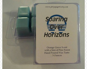 Soaring Over Horizons Scented Wax Tarts- Clamshell tarts-Orange Scent Wax tarts