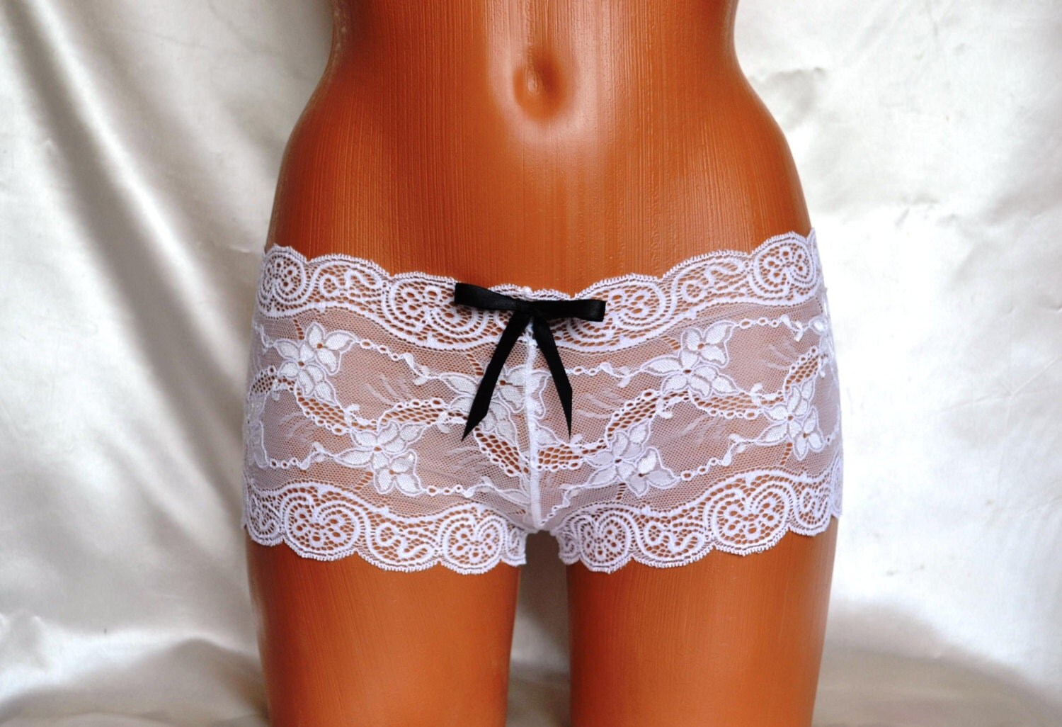 LACE PANTIES LACE Boyshorts White Lace Lingerie Lace Bra