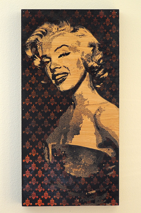 Items Similar To Marilyn Monroe Multilayer Graffiti Stencil Art