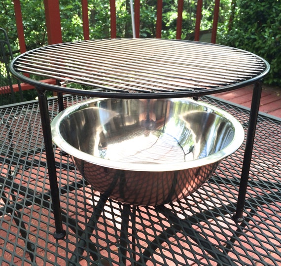 Camping cooking stand use for outdoor buffets to keep food