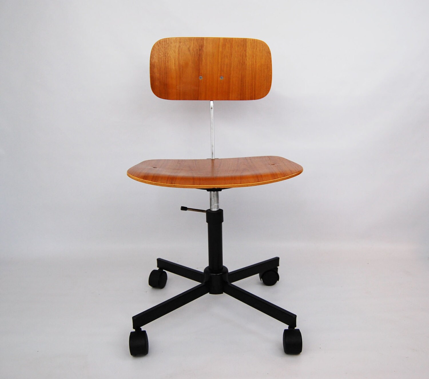 Rabami Stole Plywood Desk Chair with Wheels Made In Denmark