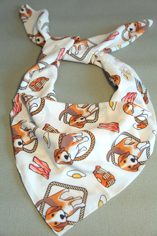sale beagle pancake scarf printed on premium chiffon sale beagle pancake scarf printed on premium chiffon