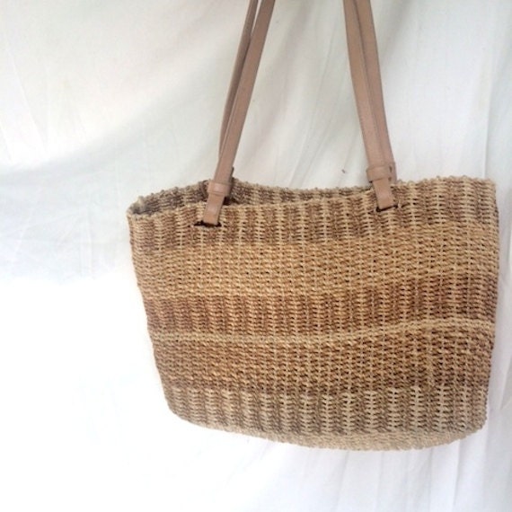 Vintage Woven Nine West Handbag by GreyRituals on Etsy