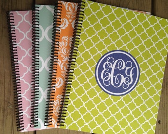 Personalized Monogrammed Notebook- Design Your Own