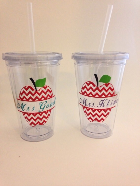 Personalized Teacher Appreciation Tumblers by Mandicraftycreations