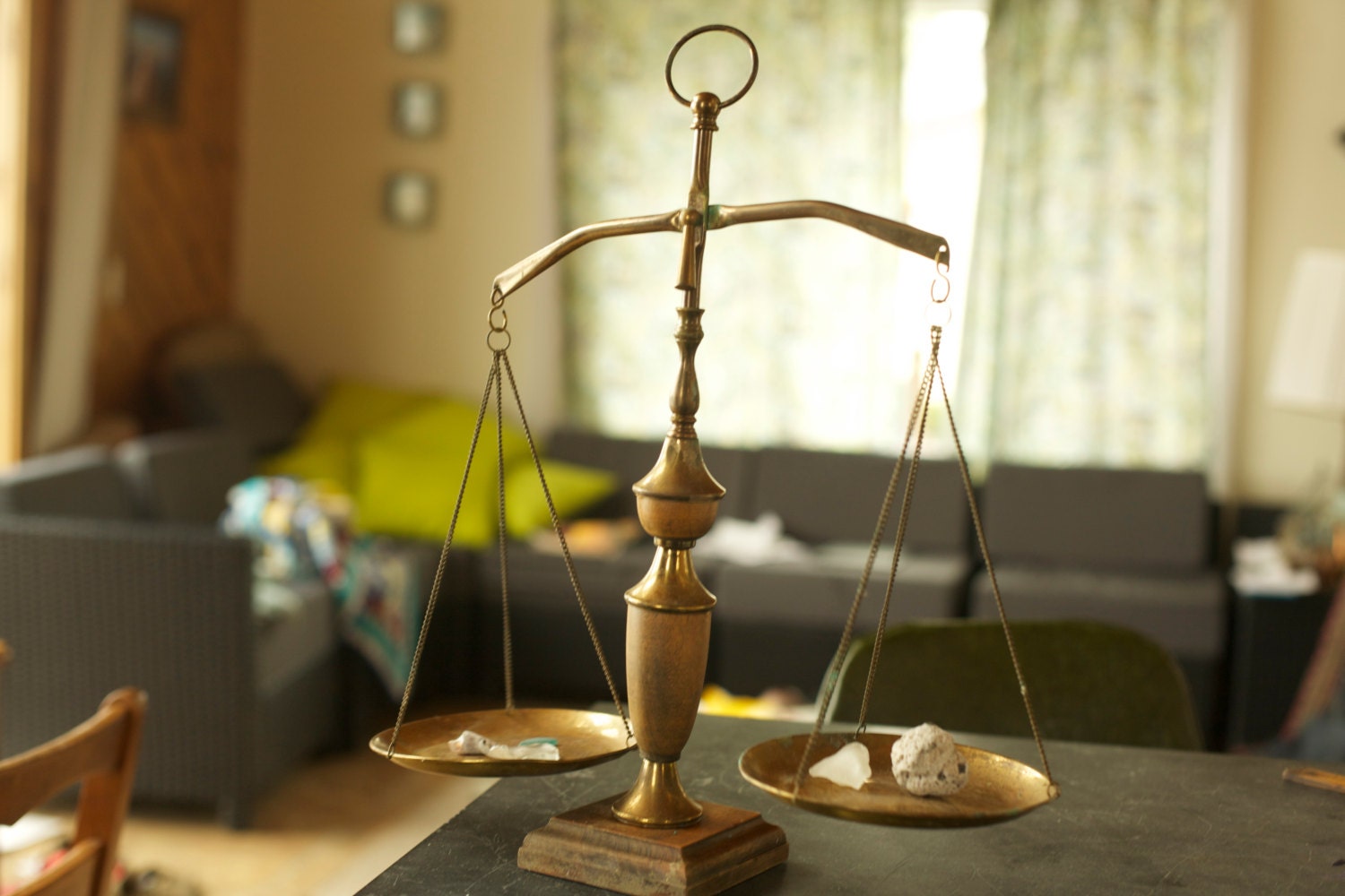 Vintage Decorative Balance Scale 1960s Decor by vintageatmosphere