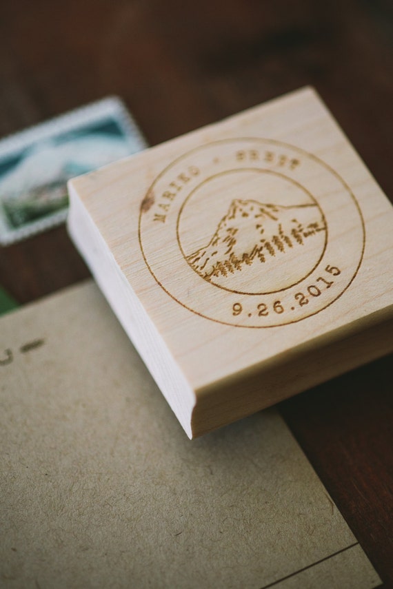 Custom Wood Engraved Stamps