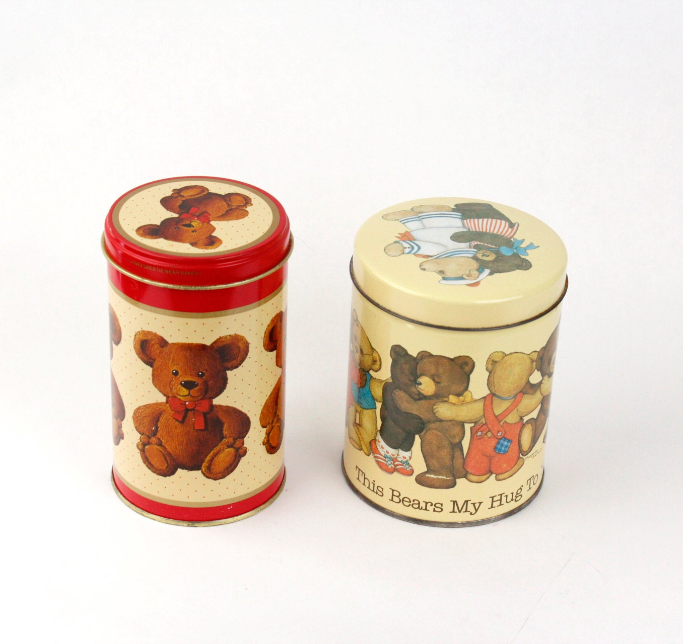 teddy bear in a tin