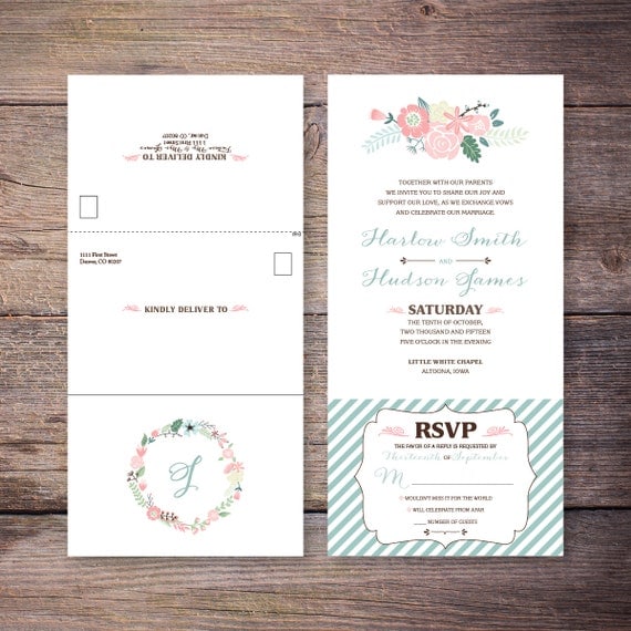 Seal and send wedding invitations