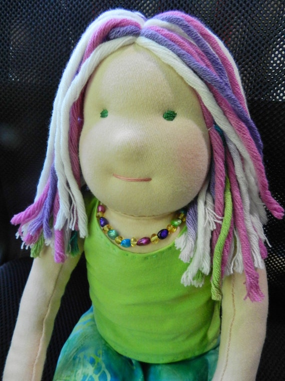 Waldorf Doll Ready to Ship 18 inch Waldorf Doll by SunnySprout