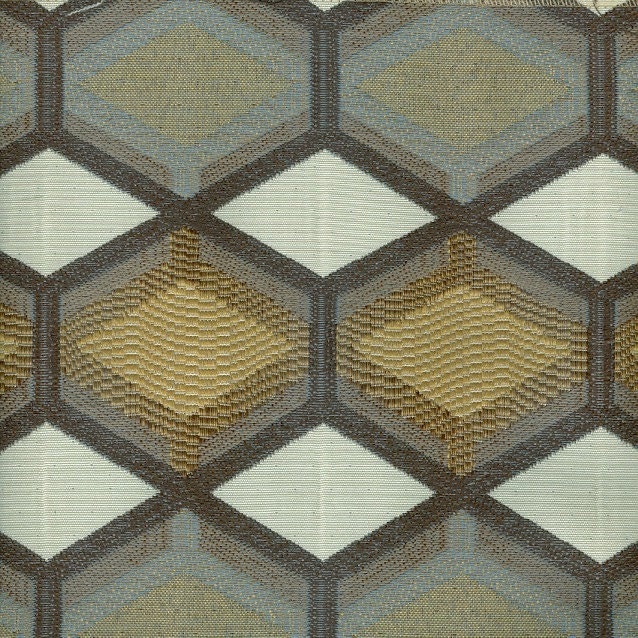 ON SALE Charcoal Grey Geometric Upholstery Fabric