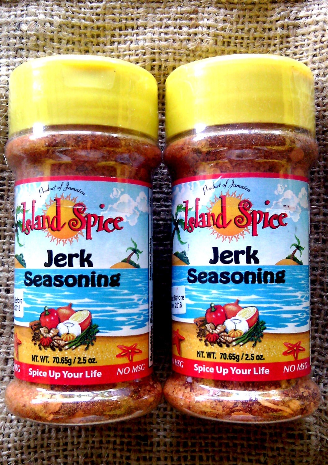 Island Spice jerk seasoning spicy from Jamaica 2.5 oz x 140