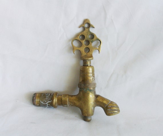 Garten brunnen zapfen vintage messing wasserhahn wasserhahn.